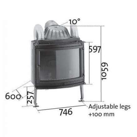 Каминная топка Jotul I 18 Panorama в Орше