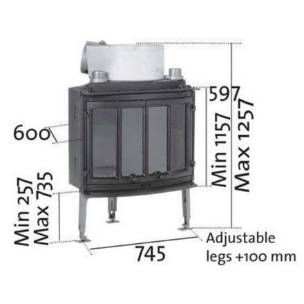Каминная топка Jotul I 18 Harmony в Орше