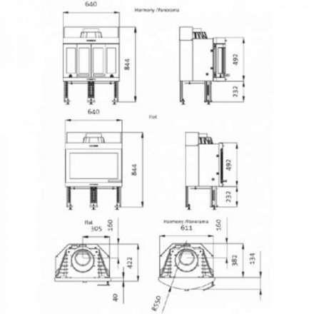 Каминная топка Jotul I 400 Flat BP в Орше