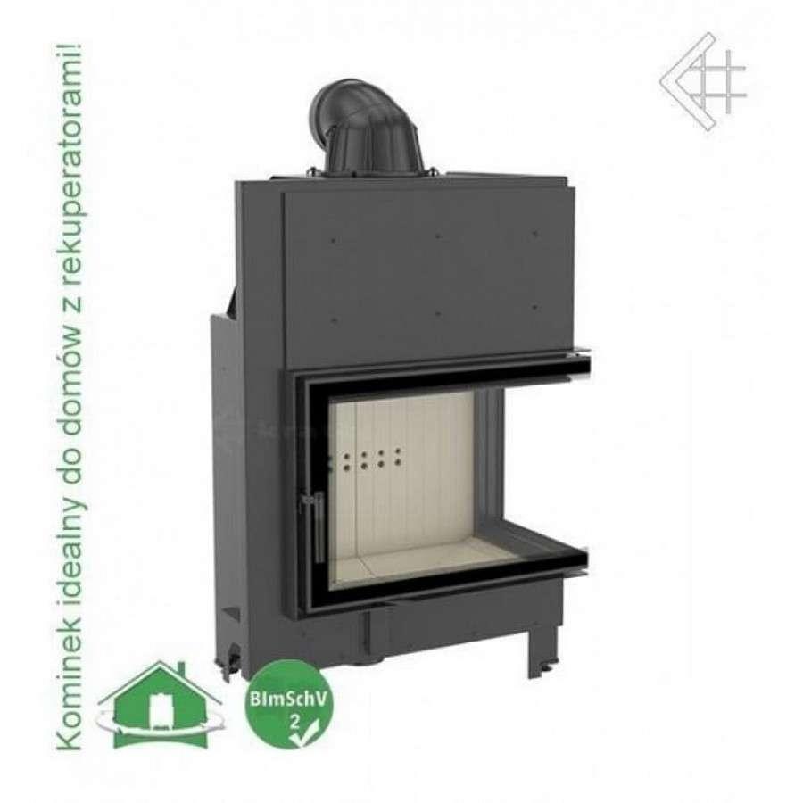 Каминная топка Kratki MBA/P/BS (угловое стекло справа) Амазонка бай фото в Орше