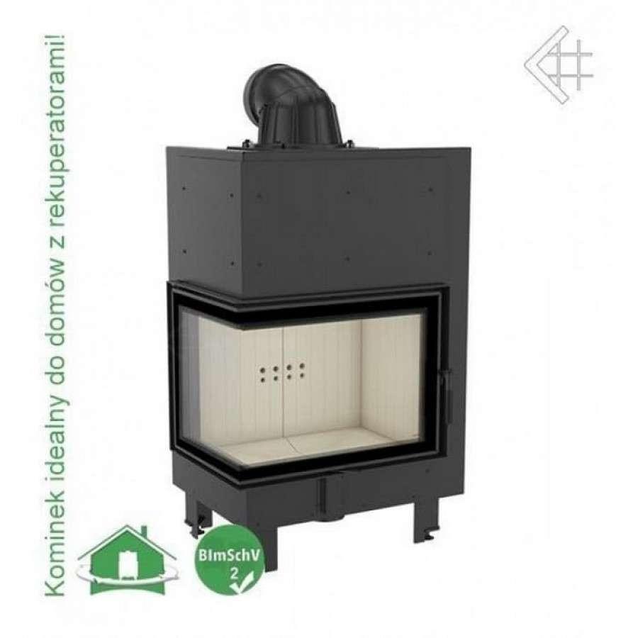 Каминная топка Kratki MBZ/L/BS (угловое стекло слева) Амазонка бай фото в Орше