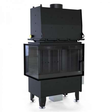 Каминная топка Defro Home RIVA SM BL SHORT угловая, с водяным контуром в Орше
