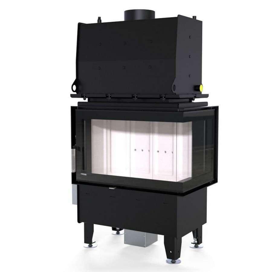 Каминная топка Defro Home RIVA SM BP SHORT угловая, с водяным контуром Амазонка бай фото в Орше