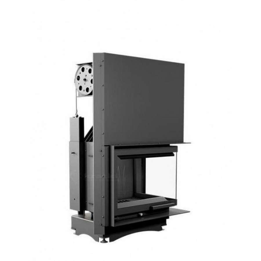 Каминная топка Kratki Maja/P/BS/G (угловое стекло справа,гильотина) Амазонка бай фото в Орше