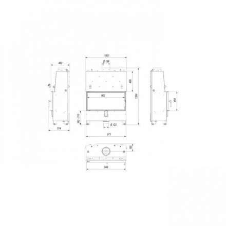 Каминная топка Kratki Lucy/PW/20/W в Орше