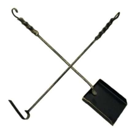 Набор кочерга и совок Везувий кованный купить в Орше