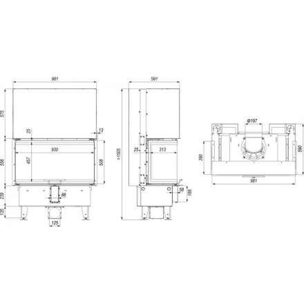 Каминная топка DEFRO HOME INTRA ME C G в Орше