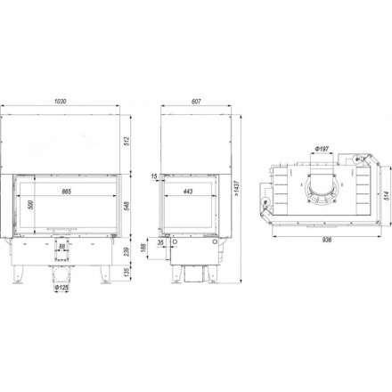 Каминная топка DEFRO HOME INTRA ME BP G в Орше