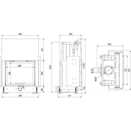 Каминная топка PORTAL ME G в Орше