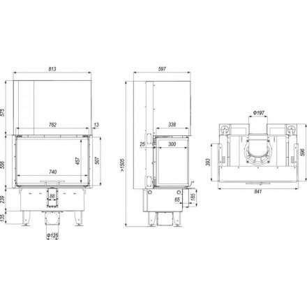 Каминная топка DEFRO HOME INTRA SM C G в Орше