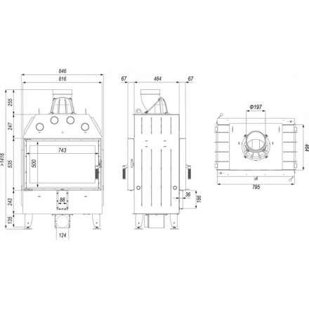 Каминная топка DEFRO HOME INTRA ME T в Орше
