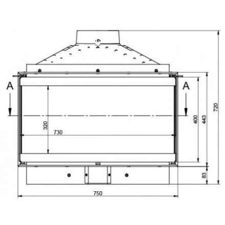 Каминная топка KFD ECO iMAX 7 3F standard в Орше