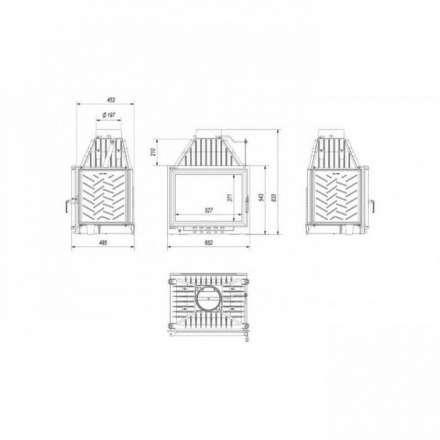 Каминная топка Kratki ZUZIA/ECO в Орше