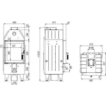 Каминная топка DEFRO HOME INTRA XSM в Орше