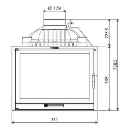 Каминная топка NORDflam LB CDP в Орше