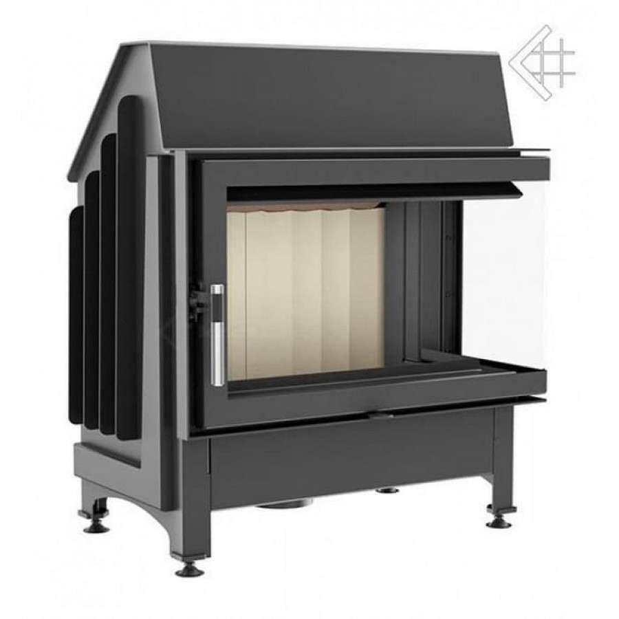 Каминная топка Kratki Zibi/P/BS (угловое стекло справа) Амазонка бай фото в Орше