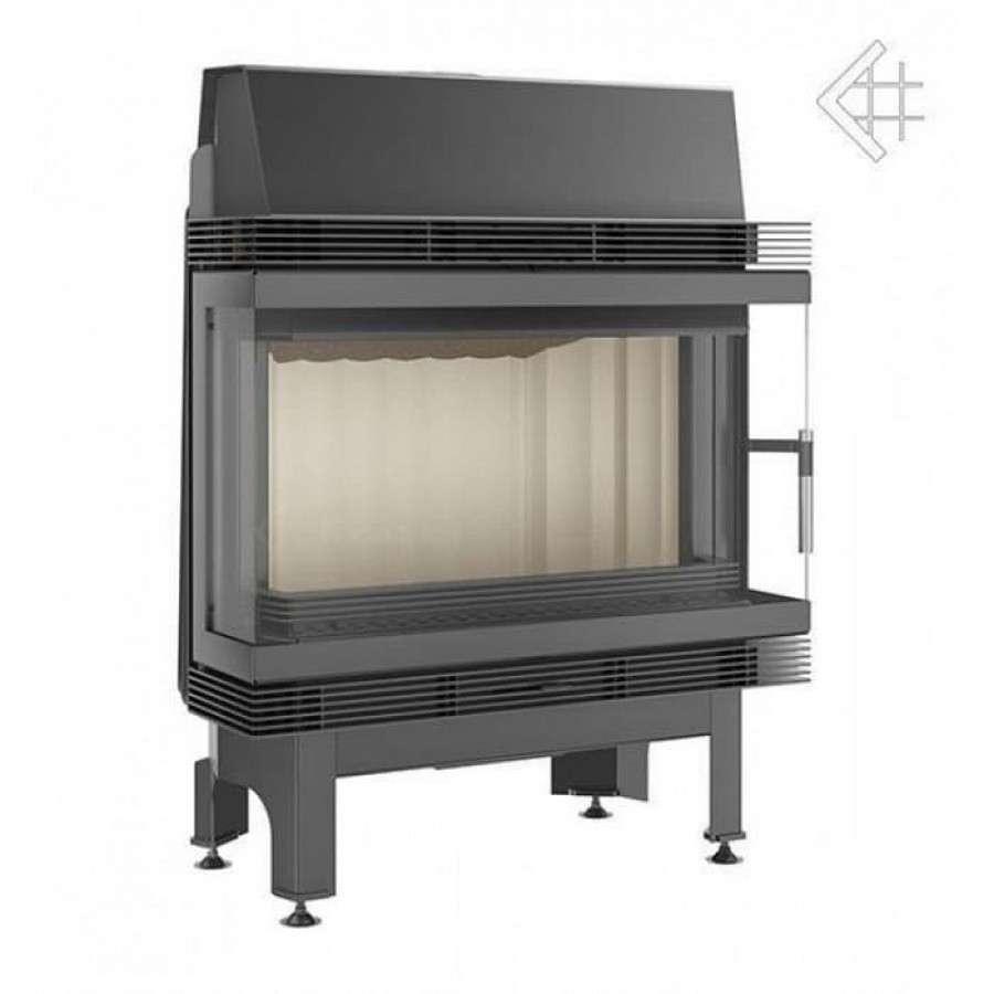 Каминная топка Kratki Blanka 670/570/LP/BS (угловое стекло слева-справа) Амазонка бай фото в Орше