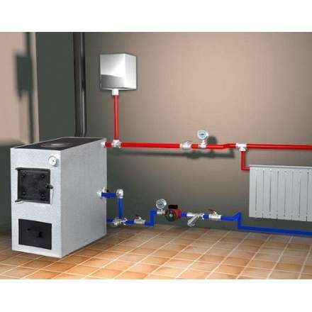 Котел твердотопливный стальной Сибирь КВО 12 Амазонка бай фото в Орше