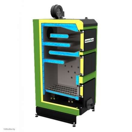 Твердотопливный котёл Sakovich WG Lux 50 в Орше