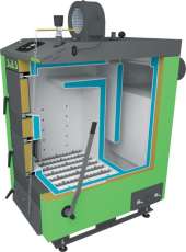 Твердотопливный котел SAS MI 42 в Орше