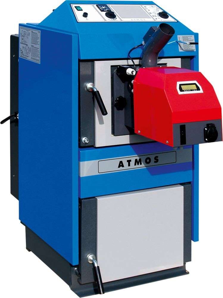 Твердотопливный котёл Atmos DC 50 S с пеллетной горелкой Амазонка бай фото в Орше