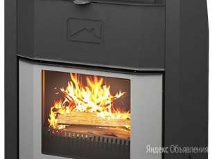 Стальной камин со стеклом Теплодар Сиеста 20 фото  в Орше