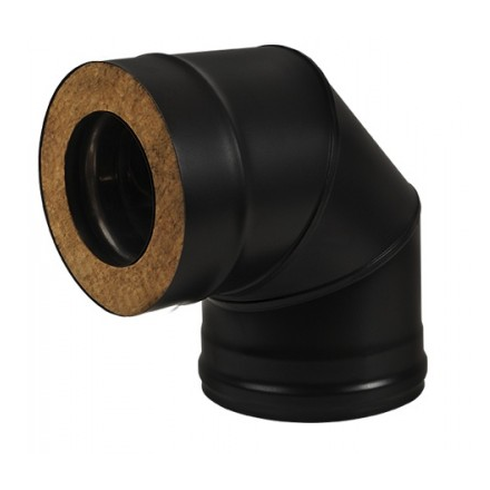 Сэндвич-отвод 90° Black Везувий купить в Орше