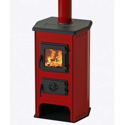 Печь-камин MBS Hit красный фото в Орше