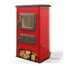 Купить Печь-камин MBS Hit красный сталь в Орше Амазонка бай фото в Орше
