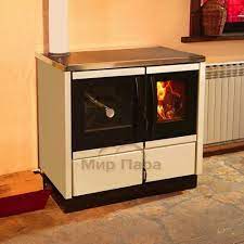 Купить Печь-камин MBS Thermo Rocky (с водяным контуром) кремовая в Орше Амазонка бай фото в Орше