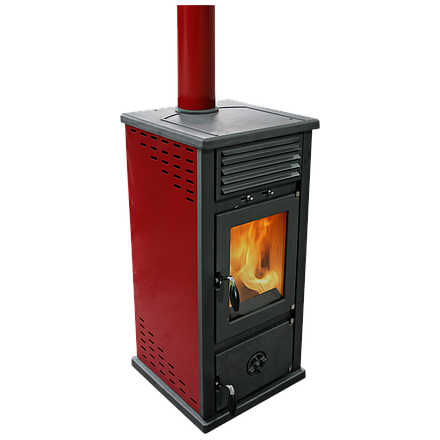 Печь-камин MBS Vesta Plus красная Амазонка бай фото в Орше
