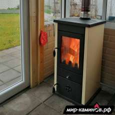 Печь-камин MBS Vesta Eco кремовая в Орше