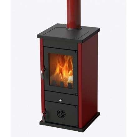Печь-камин MBS Vesta Eco бордовая фото в Орше
