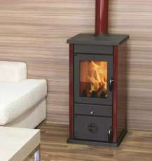 Купить Печь-камин MBS Vesta Eco бордовая в Орше в Орше