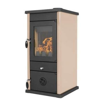 Печь-камин MBS Thermo Vesta Plus кремовая (с водяным контуром) фото в Орше