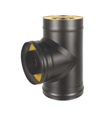 Сэндвич-тройник 90° BLACK AISI 430-0,8 мм утепл. 50 мм купить в Орше