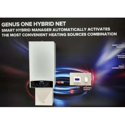 Конденсационный газовый котел Ariston GENUS ONE SYSTEM 24 в Орше