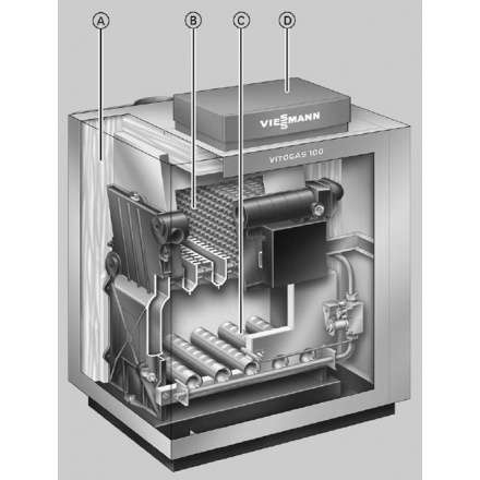 Газовый котел Viessmann Vitogas 100-F 48 в Орше