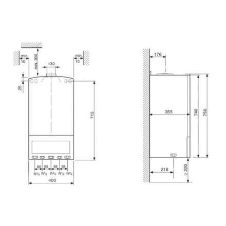 Газовый котел Bosch GAZ 4000 ZWA 24-2 K в Орше