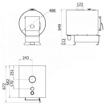 Твердотопливный котел Теплодар Куппер Уют-20 в Орше